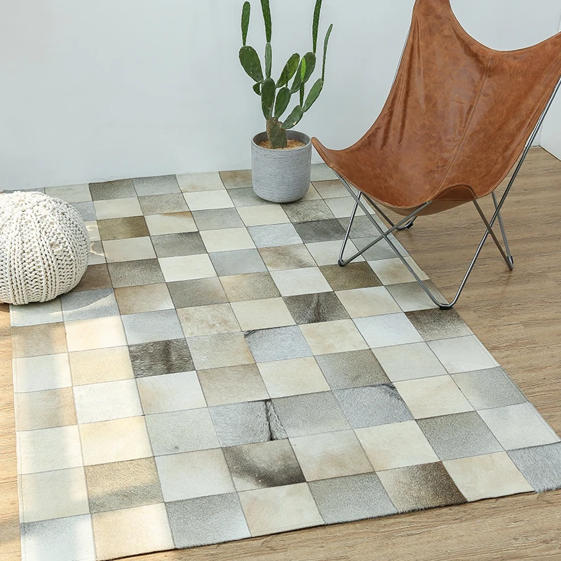 Luxury Cowhide Patchwork Carpet European Living Room Sofa Tea Table Mat Bedroom Bedside Cow Skin Rug rectangle customization.
Luxury Cowhide Patchwork Carpet European Living Room Sofa Tea Table Mat Bedroom Bedside Cow Skin Rug rectangle customization.
