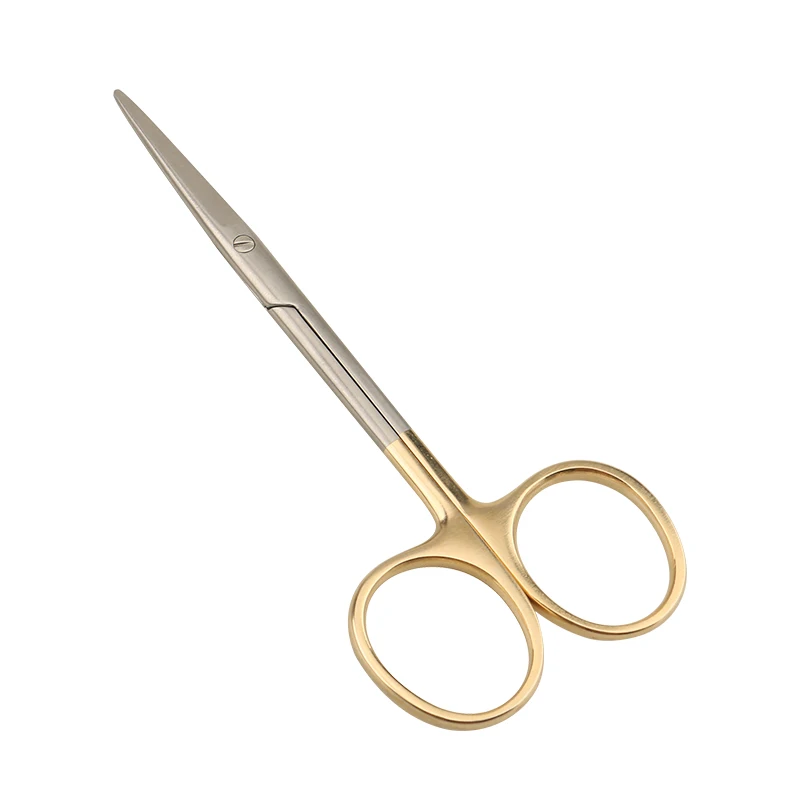Blunt-pointed scissors stainless steel Cut the nose ligature scissors probe-pointed scissors 11.5cm Cosmetic surgery
Blunt-pointed scissors stainless steel Cut the nose ligature scissors probe-pointed scissors 11.5cm Cosmetic surgery