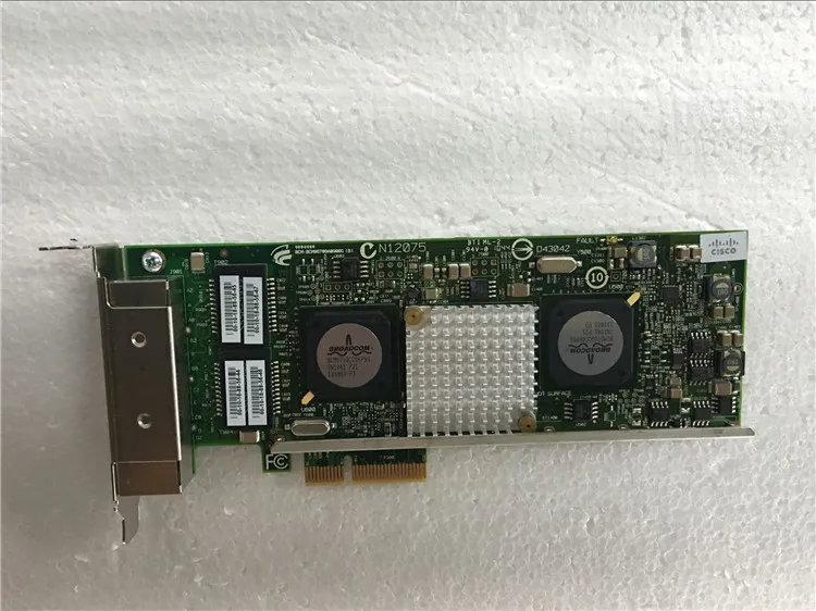 4-port PCI-E x4 Network card adapter lan card 1000Mbps Gigabit Ethernet Soft routing for bcm5709C
4-port PCI-E x4 Network card adapter lan card 1000Mbps Gigabit Ethernet Soft routing for bcm5709C