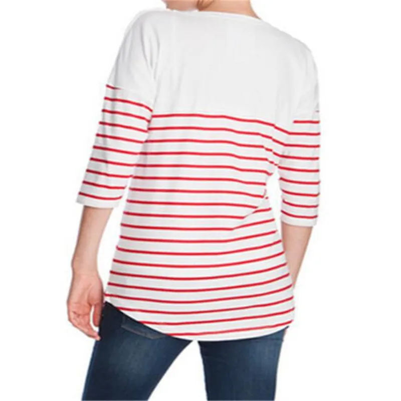 MeiHuiDa 2018 New Style Fashion Maternity Top Breastfeeding Nursing Striped Casual Blouse Tee Pregnant
MeiHuiDa 2018 New Style Fashion Maternity Top Breastfeeding Nursing Striped Casual Blouse Tee Pregnant