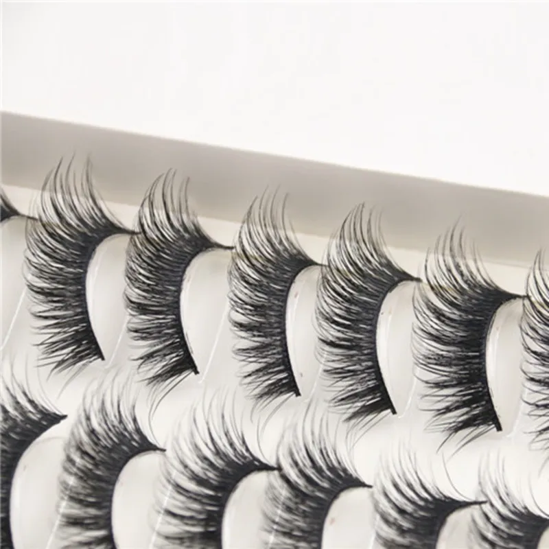 New 10 Pairs Handmake Eyelashes Natural False Eyelashes Thick Long Black Eyelashes Soft Makeup Eyelash Extension Faux Lashes
New 10 Pairs Handmake Eyelashes Natural False Eyelashes Thick Long Black Eyelashes Soft Makeup Eyelash Extension Faux Lashes