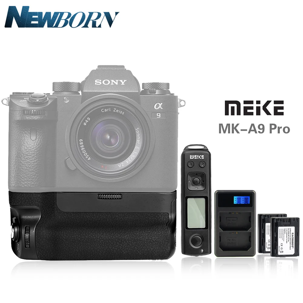 Аккумулятор Meike для Sony A9 A7R III A7 III|Батарейные ручки| |