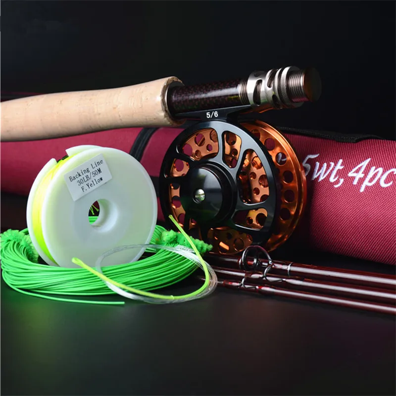 Hi.Whale New Carbon Fly Fishing combo Set 2.7 m 4 section fly rod line wt 5# fishing rod fishing supplies
Hi.Whale New Carbon Fly Fishing combo Set 2.7 m 4 section fly rod line wt 5# fishing rod fishing supplies