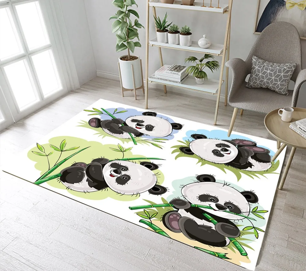 Custom Children's Room Floor Area Rugs Bedroom Carpets Kitchen Cushion Indoor Bathroom Non-Slip Mat Cute Giant Pandas Eat Bamboo
Custom Children's Room Floor Area Rugs Bedroom Carpets Kitchen Cushion Indoor Bathroom Non-Slip Mat Cute Giant Pandas Eat Bamboo
