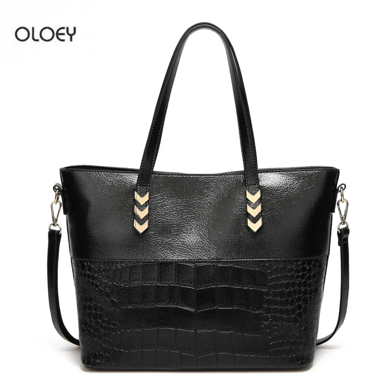 OLOEY Best selling crocodile pattern women's handbags Fashion versatile retro simple shoulder Messenger bag Business bucket bag
OLOEY Best selling crocodile pattern women's handbags Fashion versatile retro simple shoulder Messenger bag Business bucket bag