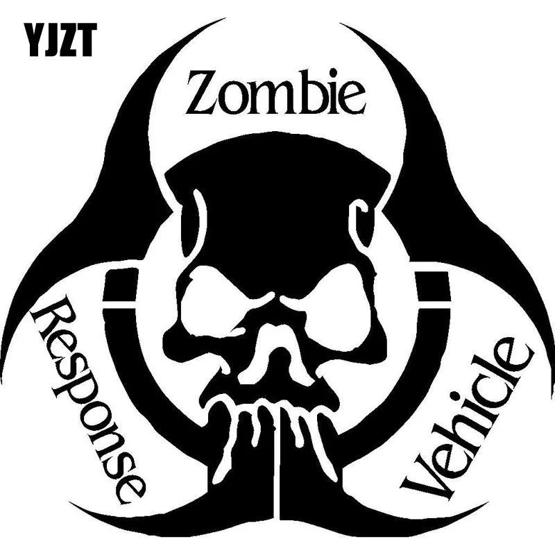 YJZT 13.2CMX12.4CM Fashion ZOMBIE Response Vehicle Skull Vinyl Decal Motorcycle Car Sticker Black/Silver S8-1192
YJZT 13.2CMX12.4CM Fashion ZOMBIE Response Vehicle Skull Vinyl Decal Motorcycle Car Sticker Black/Silver S8-1192