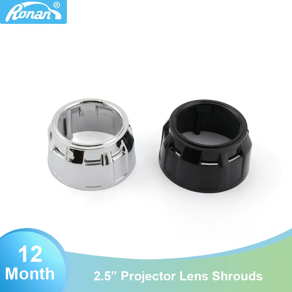 RONAN Car Styling 2.5 inch Bi Xenon Projector Auto Headlamp Masks DIY Headlights Lens waterproof Cover Black&sliver Shrouds
RONAN Car Styling 2.5 inch Bi Xenon Projector Auto Headlamp Masks DIY Headlights Lens waterproof Cover Black&sliver Shrouds