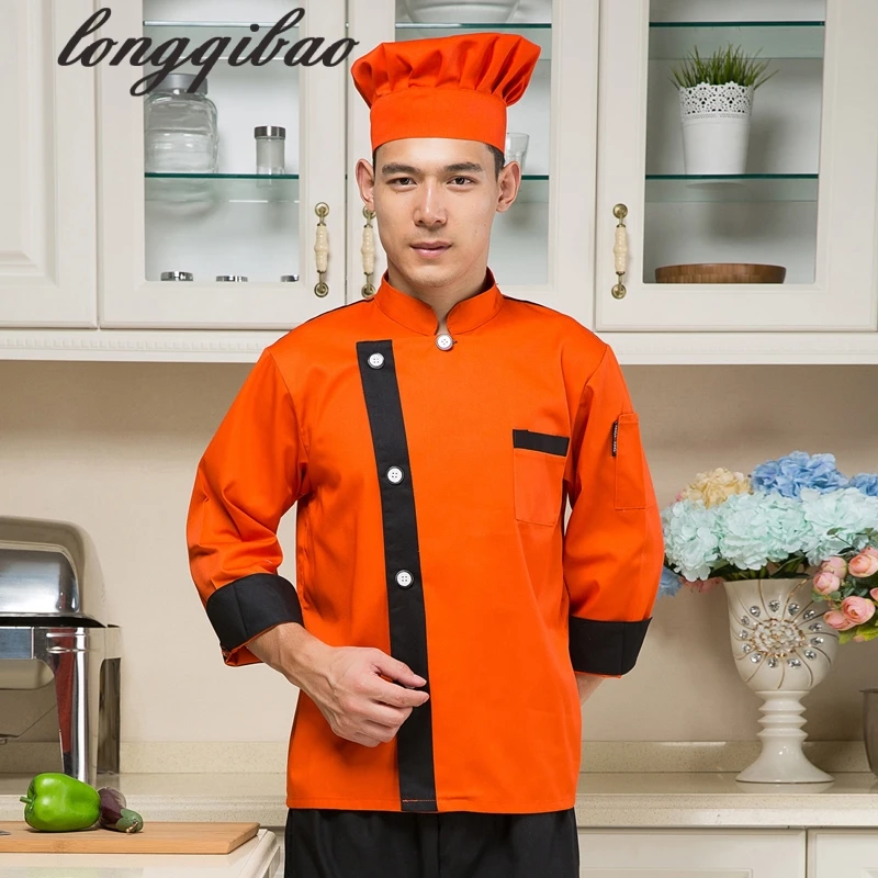 Chef clothing fall and winter clothes long-sleeved overalls hotel restaurant kitchen canteen restaurant kitchen clothing Houchu
Chef clothing fall and winter clothes long-sleeved overalls hotel restaurant kitchen canteen restaurant kitchen clothing Houchu