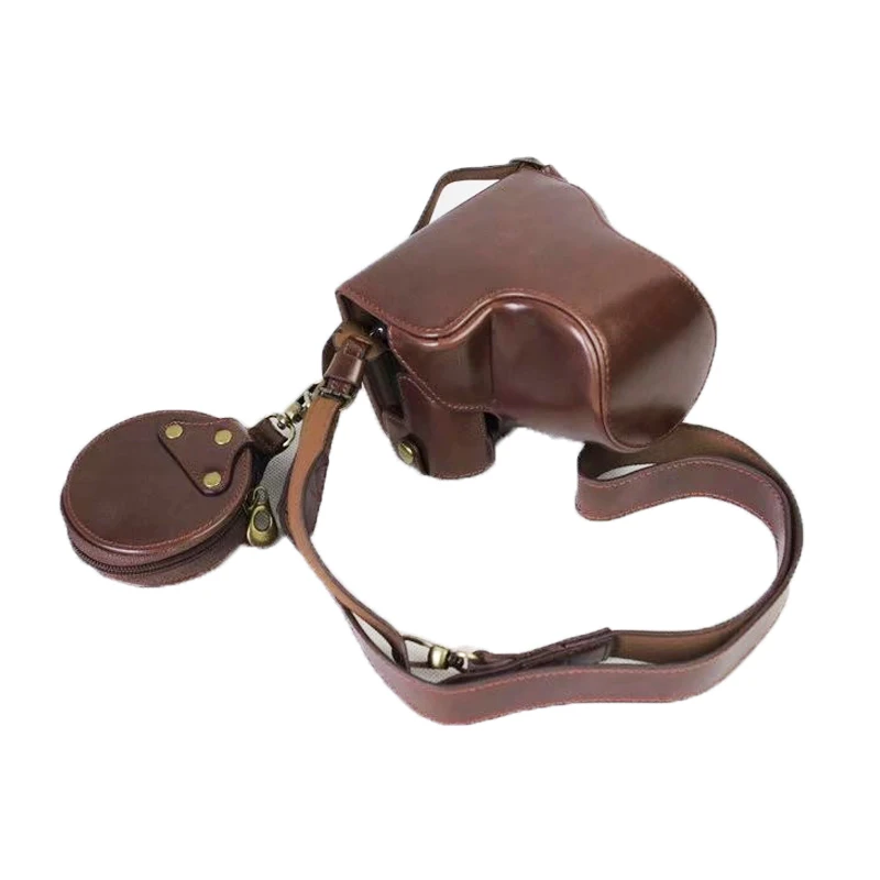 Luxury Pu Leather Camera Case Bag For Canon EOS M6 EOSM6 15-45mm Open Battery Cover With Strap Around Pouch
Luxury Pu Leather Camera Case Bag For Canon EOS M6 EOSM6 15-45mm Open Battery Cover With Strap Around Pouch