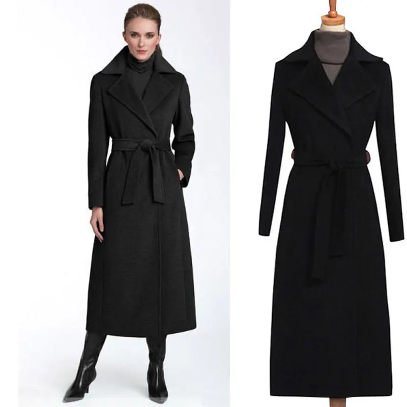 Autumn Winter Black Long Women Trench 2020 New Fashion Elegant Female Slim Belt Outerwear Lady Holiday Warm Chic Overcoat
Autumn Winter Black Long Women Trench 2020 New Fashion Elegant Female Slim Belt Outerwear Lady Holiday Warm Chic Overcoat