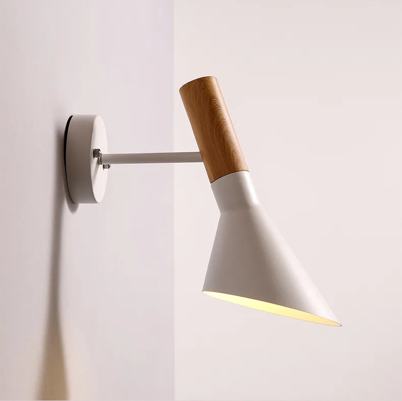 Swing Head Wall light Creative Wall Lamp Wooden Wall 110-230V E27 Bedroom Lighting Black / White Bedside Reading Lamp
Swing Head Wall light Creative Wall Lamp Wooden Wall 110-230V E27 Bedroom Lighting Black / White Bedside Reading Lamp