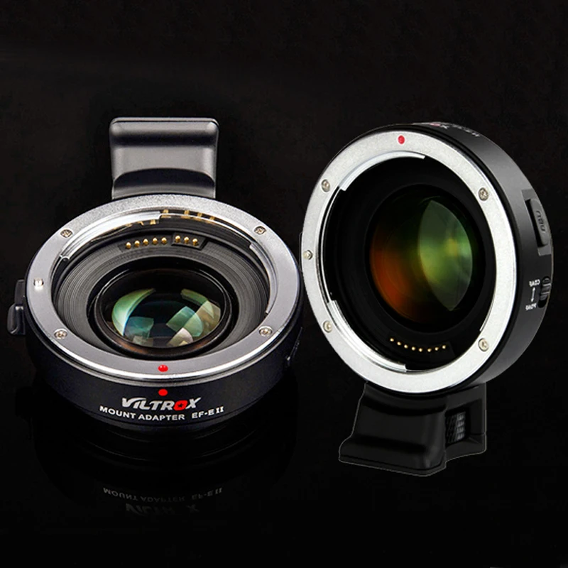 Viltrox EF E II AF адаптер объектива Автофокус редуктор усилитель скорости для Canon Sony NEX A9