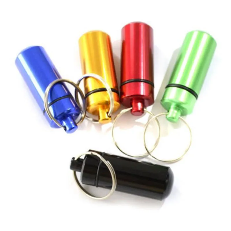 New Waterproof Aluminum Pill Box Case Storage Bottle Cache Drug Holder Container Keychain Medicine Box Outdoor Camping Tool
New Waterproof Aluminum Pill Box Case Storage Bottle Cache Drug Holder Container Keychain Medicine Box Outdoor Camping Tool