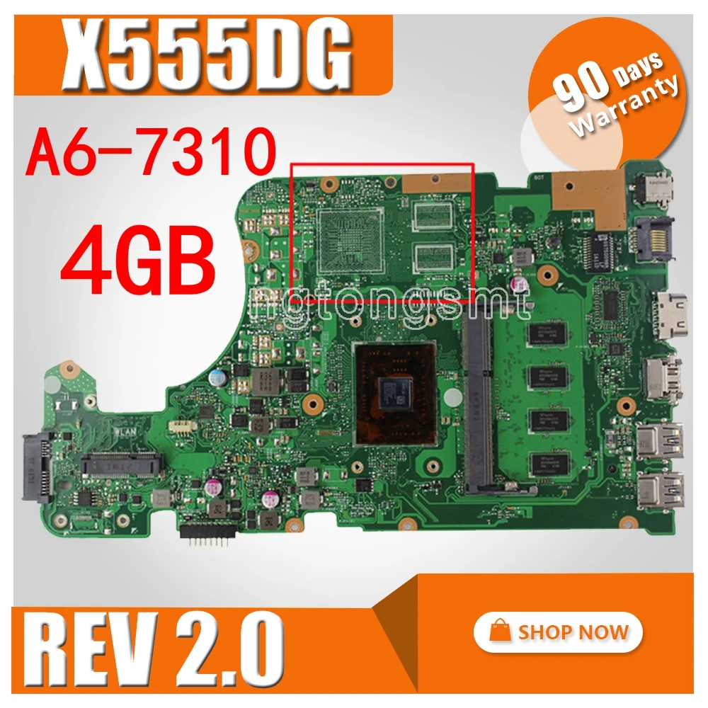 X555YA материнская плата для For Asus X555Y X555YA X555YI X555D X555DG X555DA материнская плата для ноутбука X555Yi материнская плата 4G A6-7310
X555YA материнская плата для For Asus X555Y X555YA X555YI X555D X555DG X555DA материнская плата для ноутбука X555Yi материнская плата 4G A6-7310