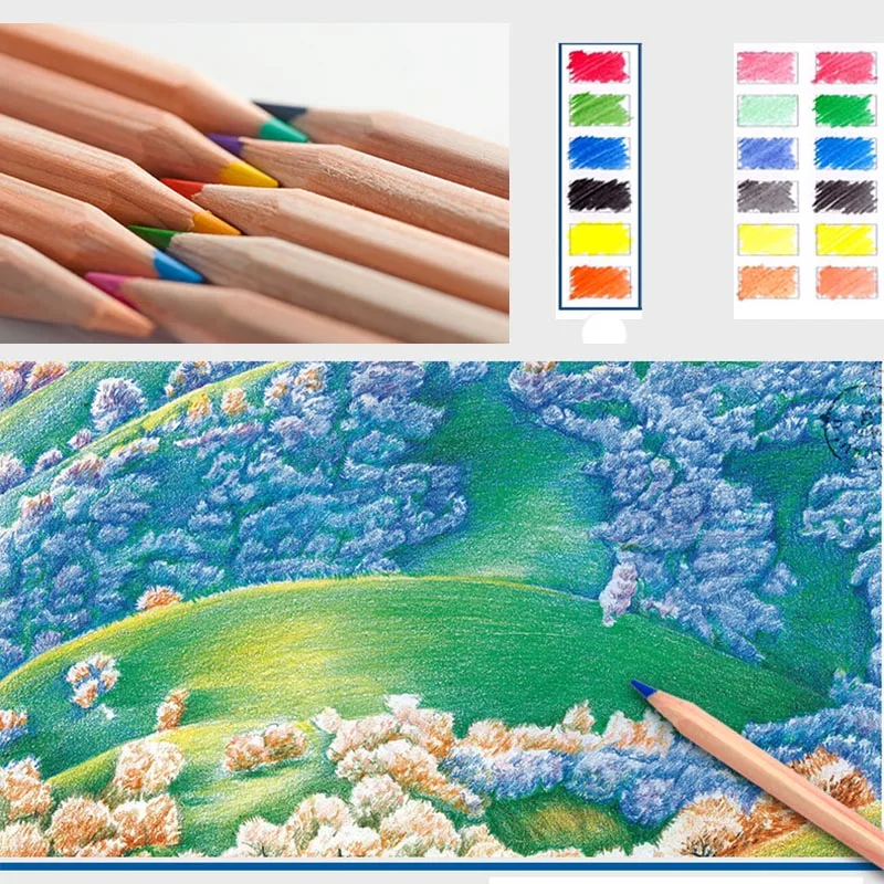 Marco 24/36/48 ColorsOily Adults Professional Art Color Pencils lapices de colores Artist Sketching Drawing Supplies
Marco 24/36/48 ColorsOily Adults Professional Art Color Pencils lapices de colores Artist Sketching Drawing Supplies