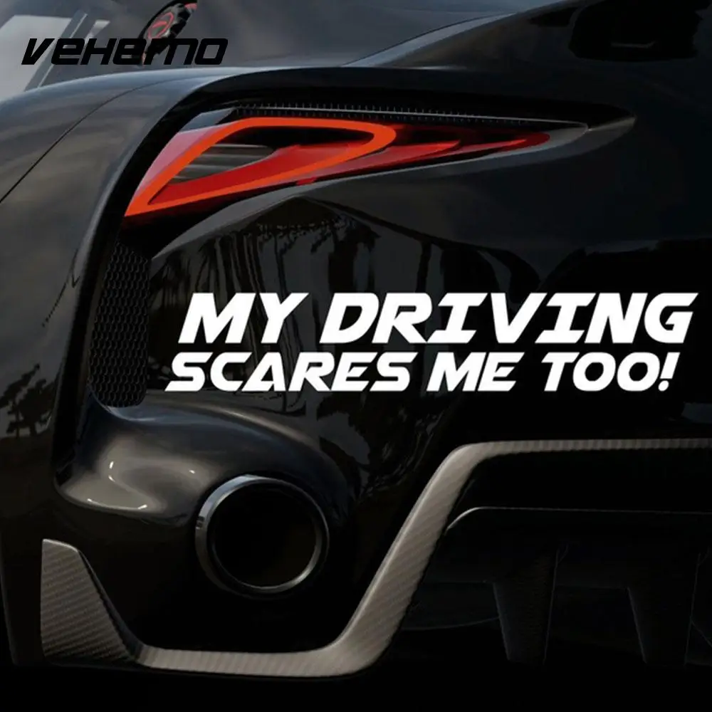 20*6cm PET Computer MY DRIVING SCARES ME TOO Sticker Funny Auto Word Car Sticker Personality Badge Car Decal Sticker Decoration
20*6cm PET Computer MY DRIVING SCARES ME TOO Sticker Funny Auto Word Car Sticker Personality Badge Car Decal Sticker Decoration
