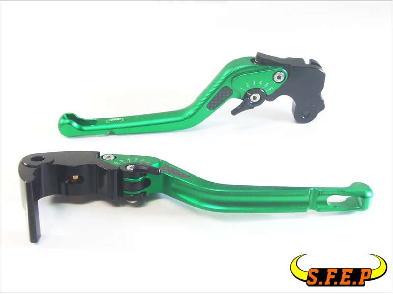 3D Long CNC Adjustable Motorcycle Brake and Clutch Levers with Carbon Fiber Inlay For Honda CBR600F 2011-2013
3D Long CNC Adjustable Motorcycle Brake and Clutch Levers with Carbon Fiber Inlay For Honda CBR600F 2011-2013