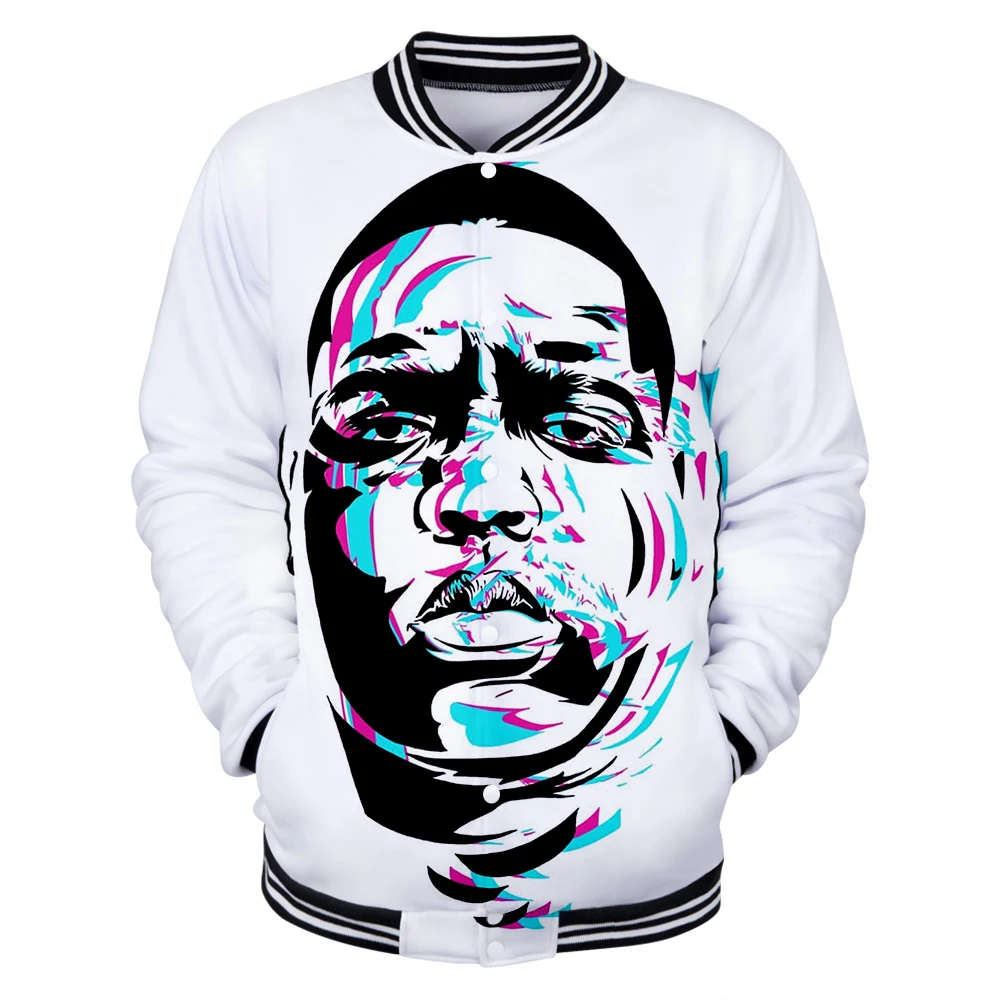 Бейсбольные куртки BIGGIE с 3D принтом, модная женская/мужская куртка с длинным рукавом, Повседневная Уличная одежда, 2019
Бейсбольные куртки BIGGIE с 3D принтом, модная женская/мужская куртка с длинным рукавом, Повседневная Уличная одежда, 2019