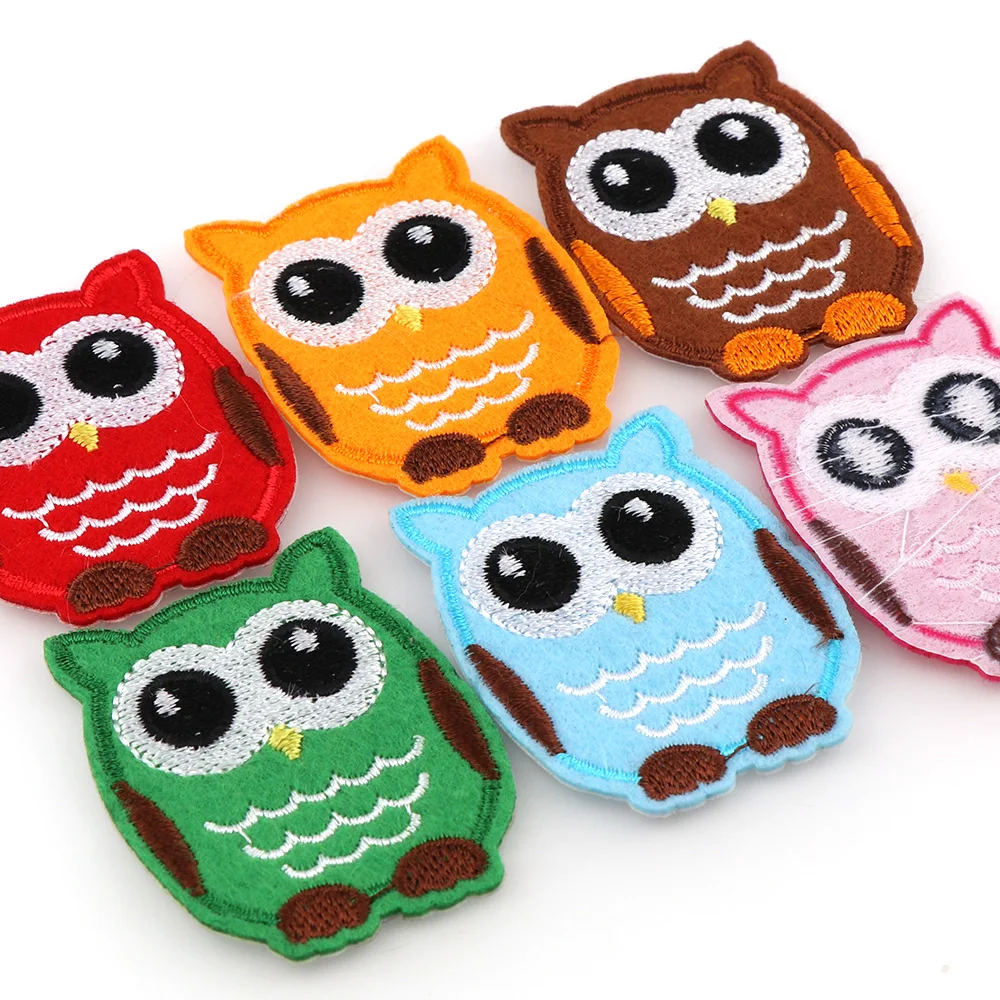 6PC Mix Color Cute Owl Embroidered Iron On Patches Cloth Accessories New Arrival Popular Clothing Cartoon Patches Appliques
6PC Mix Color Cute Owl Embroidered Iron On Patches Cloth Accessories New Arrival Popular Clothing Cartoon Patches Appliques