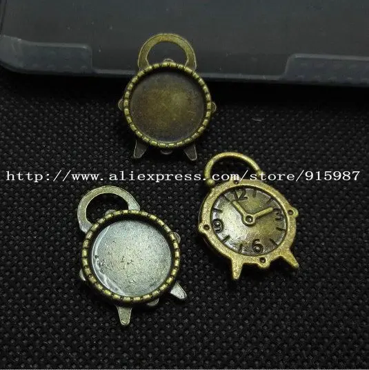 Sweet Bell 20pcs/lot New Wholesale Vintage Bronze Charm Cameo Round Shape Metal Pendant Blanks Settings alarm clock 14mm 7B1167
Sweet Bell 20pcs/lot New Wholesale Vintage Bronze Charm Cameo Round Shape Metal Pendant Blanks Settings alarm clock 14mm 7B1167