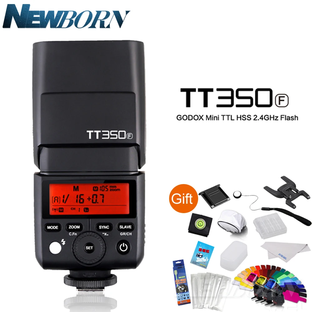 Вспышка Godox TT350F для Fujifilm Speedlite, высокоскоростная Беспроводная Вспышка TTL HSS GN36 1/8000 с 2,4 ГГц для Fuji X-T20, X-A3, X-T10
Вспышка Godox TT350F для Fujifilm Speedlite, высокоскоростная Беспроводная Вспышка TTL HSS GN36 1/8000 с 2,4 ГГц для Fuji X-T20, X-A3, X-T10