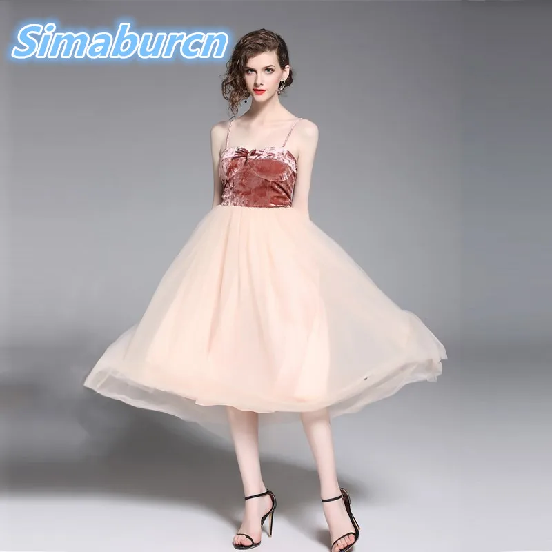 2018 Summer Newly Style Women Lace Velvet Dress Sleeveless Femme Dresses Sexy Casual Strap Loose Dress Vestidos New Arrivals
2018 Summer Newly Style Women Lace Velvet Dress Sleeveless Femme Dresses Sexy Casual Strap Loose Dress Vestidos New Arrivals