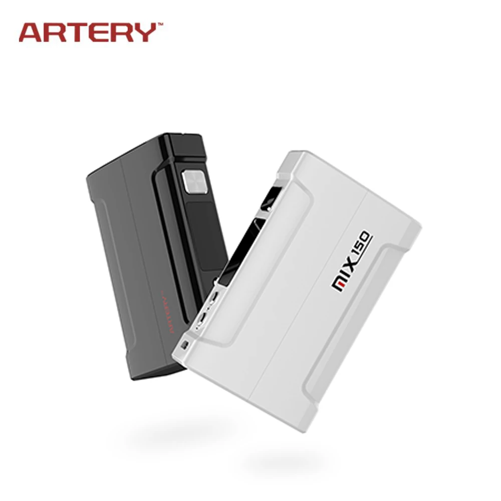 Original ARTERY Mix 150W TC Mod 510 Thread Box Metal Electronic Cigarette Temperature Control Mod 18650 Battery for RDA RTA Tank
Original ARTERY Mix 150W TC Mod 510 Thread Box Metal Electronic Cigarette Temperature Control Mod 18650 Battery for RDA RTA Tank