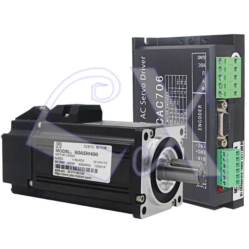 JMC 400 Вт низкое напряжение переменного тока серводвигатель комплект 60VDC 1.27N. m NEMA24 1250 линия 3000 об/мин 60ASM400 + MCAC706 привод
JMC 400 Вт низкое напряжение переменного тока серводвигатель комплект 60VDC 1.27N. m NEMA24 1250 линия 3000 об/мин 60ASM400 + MCAC706 привод