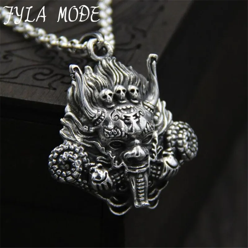JINSE Dragon Head S925 Sterling Silver Mens Necklace Pendant Amulet Dragonfly Charms Pendants Punk 33*36MM 11G
JINSE Dragon Head S925 Sterling Silver Mens Necklace Pendant Amulet Dragonfly Charms Pendants Punk 33*36MM 11G
