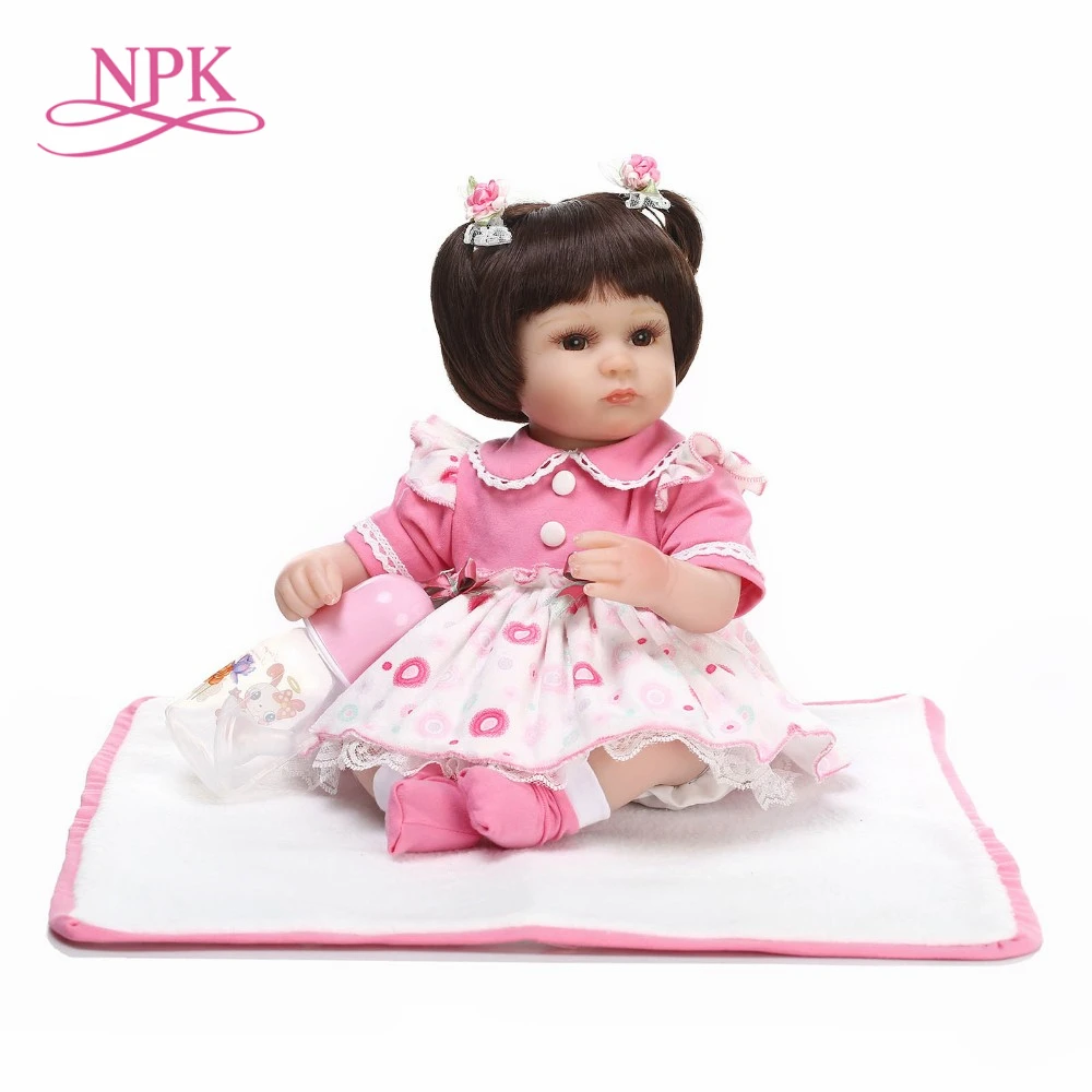 NPK 43cm lifelike reborn baby dolls wholesale soft real touch new born doll fashion frozen girl Christmas gift bonecas reborn
NPK 43cm lifelike reborn baby dolls wholesale soft real touch new born doll fashion frozen girl Christmas gift bonecas reborn