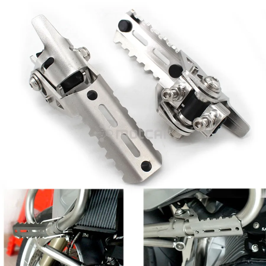 1pair Sliver Steel Highway Pegs Front Pegs For Pipes Triumph Tiger Explorer Upper Crashbars For BMW R1200GS LC ADV 2013-2017
1pair Sliver Steel Highway Pegs Front Pegs For Pipes Triumph Tiger Explorer Upper Crashbars For BMW R1200GS LC ADV 2013-2017
