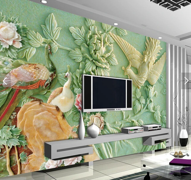 Custom 3D wallpaper, Phoenix relief murals for the living room bedroom TV backdrop waterproof papel de parede
Custom 3D wallpaper, Phoenix relief murals for the living room bedroom TV backdrop waterproof papel de parede