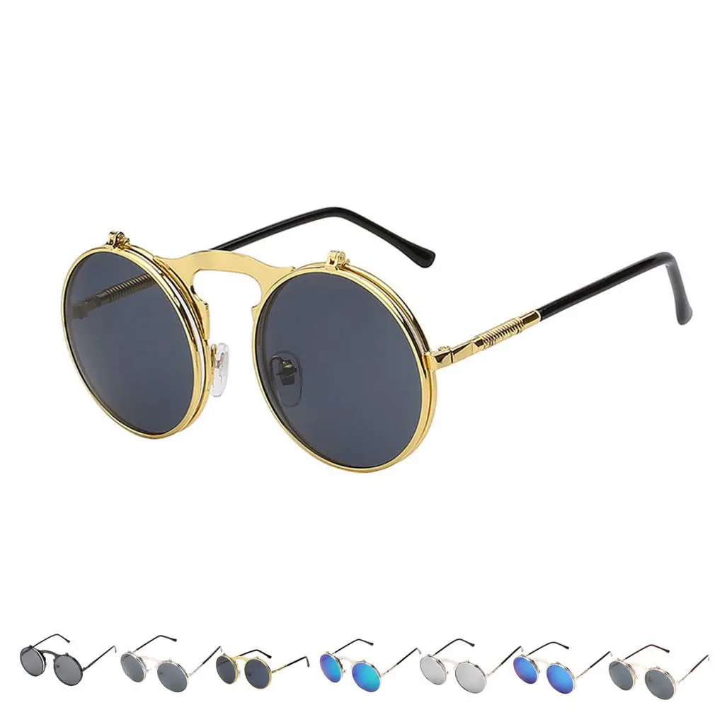 Classic Gothic Steampunk Sunglasses Sun Glasses Men Women Round Vintage Mens Sunglass Driving Goggle UV400 Glasses Sunproof
Classic Gothic Steampunk Sunglasses Sun Glasses Men Women Round Vintage Mens Sunglass Driving Goggle UV400 Glasses Sunproof