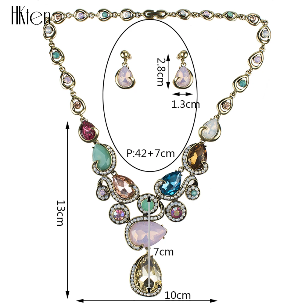 MS1504186 Fashion Crystal Jewelry Sets Woman's Necklace Earring Set Wedding Jewelry Sets High Quality Multicolor Bridal Jewelry
MS1504186 Fashion Crystal Jewelry Sets Woman's Necklace Earring Set Wedding Jewelry Sets High Quality Multicolor Bridal Jewelry