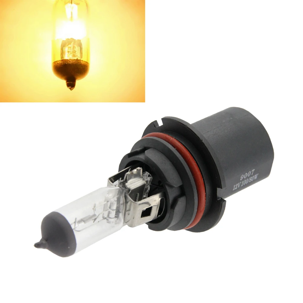 2 x HB5 9007 Super Yellow 3000K 12V 100/80W Px29t Car Halogen Lamps Automotive Bulbs Headlights Clear Glass
2 x HB5 9007 Super Yellow 3000K 12V 100/80W Px29t Car Halogen Lamps Automotive Bulbs Headlights Clear Glass