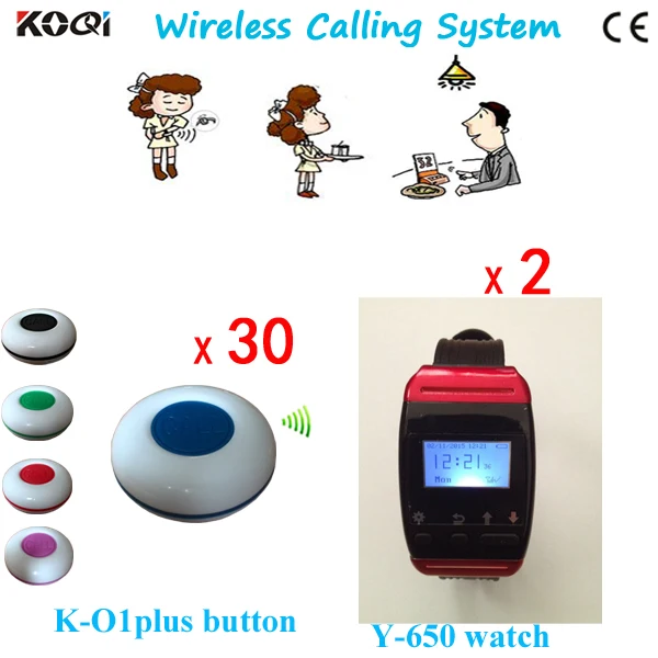 30 Call Button 2 Watch Factory Manufacturer Wireless Restaurant Table Waiter Calling System
30 Call Button 2 Watch Factory Manufacturer Wireless Restaurant Table Waiter Calling System