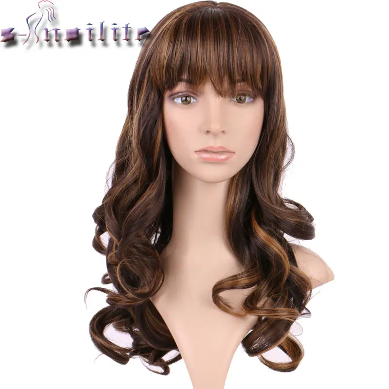 S-noilite 17 дюймов Vogue женский новый длинный кудрявый слой косплей парик костюм вечерние парики настоящие натуральные синтетические волосы
S-noilite 17 дюймов Vogue женский новый длинный кудрявый слой косплей парик костюм вечерние парики настоящие натуральные синтетические волосы