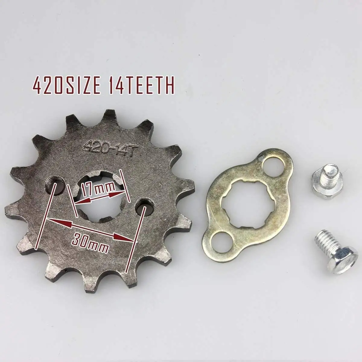 Xzilla Sprocket Front 420-14T 17mm Motorcycle ATV Dirtbike Motorcycle Parts Free Shipping
Xzilla Sprocket Front 420-14T 17mm Motorcycle ATV Dirtbike Motorcycle Parts Free Shipping