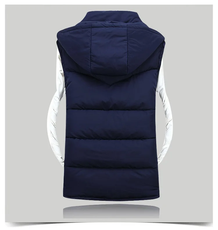 Vest Mens Winter Jacket Sleeveless Fashion Casual Coats Male Hooded Cotton-Padded Couple Men's Vest Waistcoat 3XL#c354
Vest Mens Winter Jacket Sleeveless Fashion Casual Coats Male Hooded Cotton-Padded Couple Men's Vest Waistcoat 3XL#c354