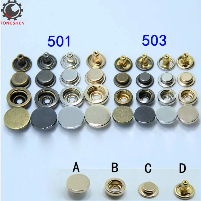 Wholesale Antique Brass Snap Fastener Metal Button Metal Press Snap Button Copper Buttons Snap Stud Cap Socket Set 501/502
Wholesale Antique Brass Snap Fastener Metal Button Metal Press Snap Button Copper Buttons Snap Stud Cap Socket Set 501/502