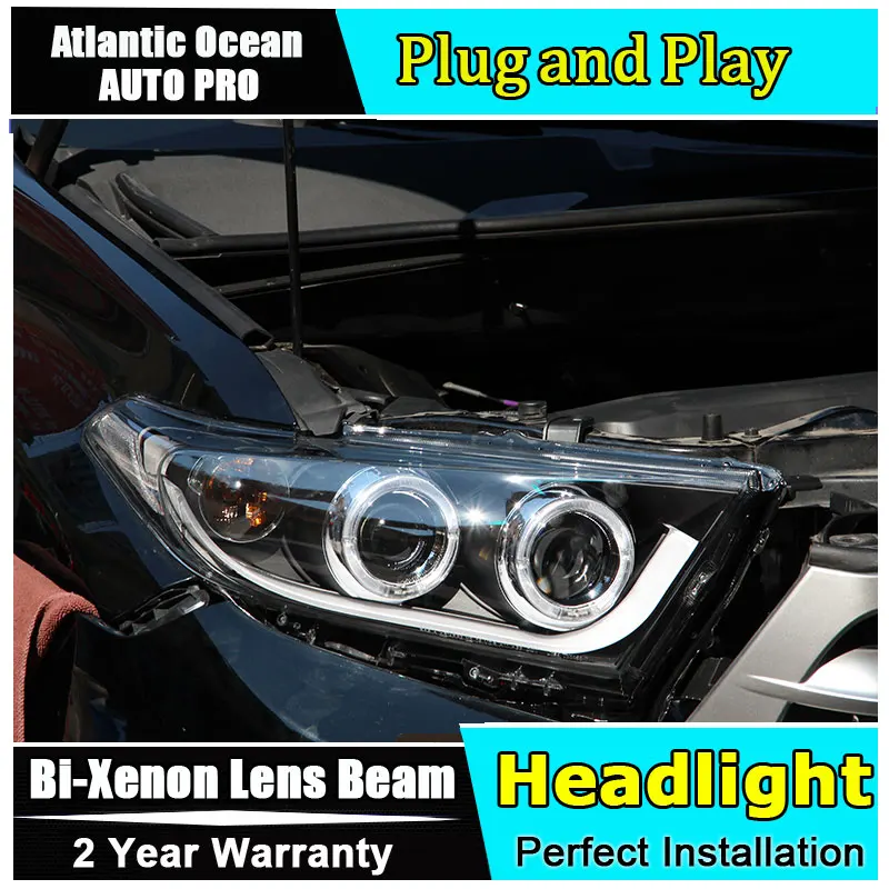 Car Styling For Toyota Highlander Headlights Angel Eyes 2012-2014 For Highlander Bi-xenon Double Lens HID KIT led drl head lamps
Car Styling For Toyota Highlander Headlights Angel Eyes 2012-2014 For Highlander Bi-xenon Double Lens HID KIT led drl head lamps