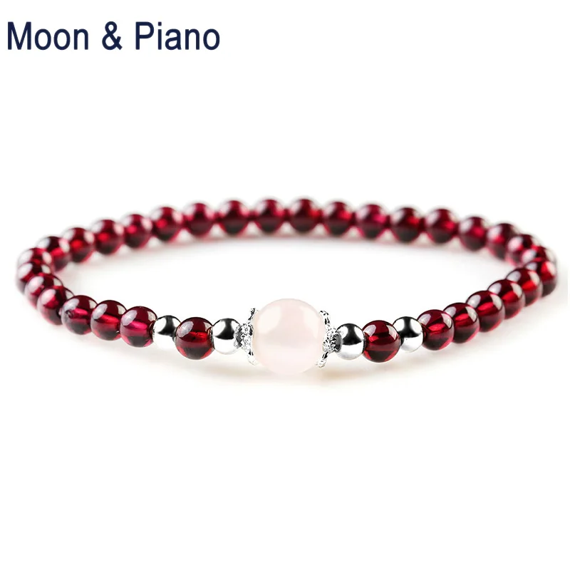 Natural Red Garnet Charm Bracelet January Birthstone 925 Sterling Silver High Quality Jewelry for Women Gift 16cm Elastic
Natural Red Garnet Charm Bracelet January Birthstone 925 Sterling Silver High Quality Jewelry for Women Gift 16cm Elastic