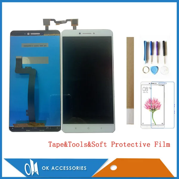 6,44 дюйма для Xiaomi MI Max / MI Max Prime, ЖК-дисплей + дигитайзер сенсорного экрана, черно-белый цвет с комплектами
6,44 дюйма для Xiaomi MI Max / MI Max Prime, ЖК-дисплей + дигитайзер сенсорного экрана, черно-белый цвет с комплектами