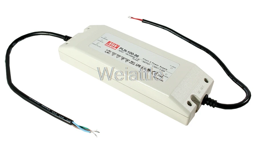 MEAN WELL оригинальный PLN-100-24 24V 4A 96W meanwell, один выход, светодиодный источник питания, PFC, регулируемый постоянный ток, водонепроницаемый
MEAN WELL оригинальный PLN-100-24 24V 4A 96W meanwell, один выход, светодиодный источник питания, PFC, регулируемый постоянный ток, водонепроницаемый