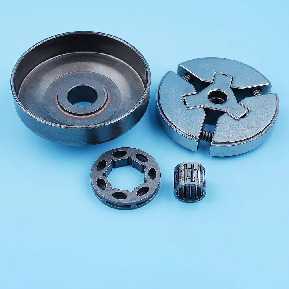 3/8" Clutch Drum Bell Rim Sprocket Bearing Kit For Husqvarna 51 55 Rancher 50 Special 154 254 Chainsaw Replacement Spare Parts
3/8" Clutch Drum Bell Rim Sprocket Bearing Kit For Husqvarna 51 55 Rancher 50 Special 154 254 Chainsaw Replacement Spare Parts