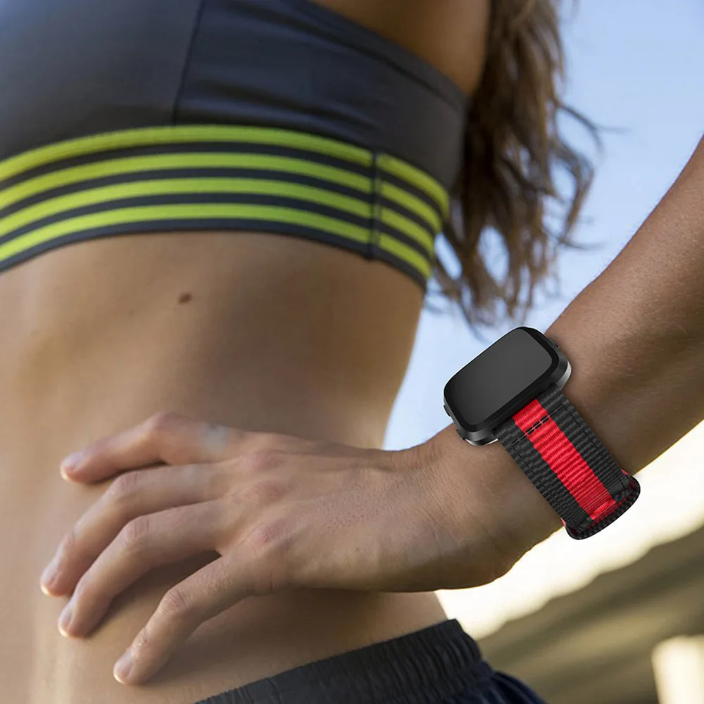 New Nylon Adjustable Replacement Band Sport Watch wrist Strap bracelet For Fitbit Versa Top Quality Watchband for fitbit versa
New Nylon Adjustable Replacement Band Sport Watch wrist Strap bracelet For Fitbit Versa Top Quality Watchband for fitbit versa