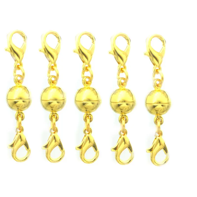 Gold White K Color Smooth Spherical 2 Edge And Lobster Clasp Magnet Buckle DIY Necklace Bracelet Connector Jewelry Accessories
Gold White K Color Smooth Spherical 2 Edge And Lobster Clasp Magnet Buckle DIY Necklace Bracelet Connector Jewelry Accessories
