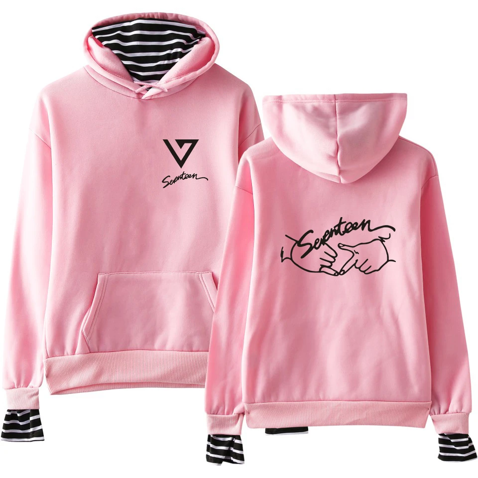 Korea Seventeen17 Group Girls Boys Pullover Fake Two Pieces Hoodies Women/Men Autumn Winter Hip Hop Kpop Harajuku Sweatshirts
Korea Seventeen17 Group Girls Boys Pullover Fake Two Pieces Hoodies Women/Men Autumn Winter Hip Hop Kpop Harajuku Sweatshirts