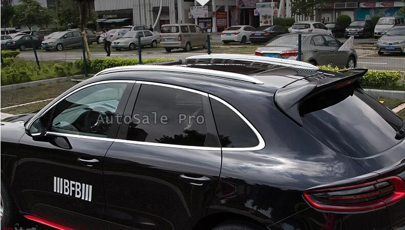 Accessories Aluminium alloy Silver Top Roof Rails Rack Side Bars Decoration Car Trim styling For Porsche Macan 2016 2017 2018
Accessories Aluminium alloy Silver Top Roof Rails Rack Side Bars Decoration Car Trim styling For Porsche Macan 2016 2017 2018