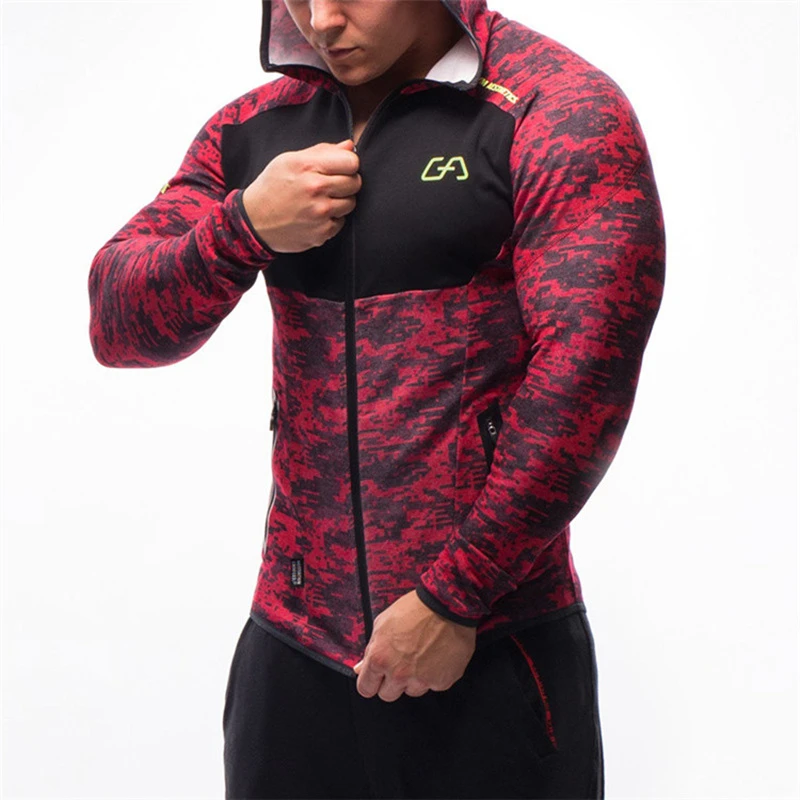 Men fitness bodybuilding Camouflage sweatshirt Hoodie Gyms workout Hooded zipper jacket male Joggers Sportswear Brand clothing
Men fitness bodybuilding Camouflage sweatshirt Hoodie Gyms workout Hooded zipper jacket male Joggers Sportswear Brand clothing